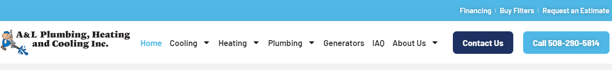 A&L Plumbing, Heating and Cooling Inc