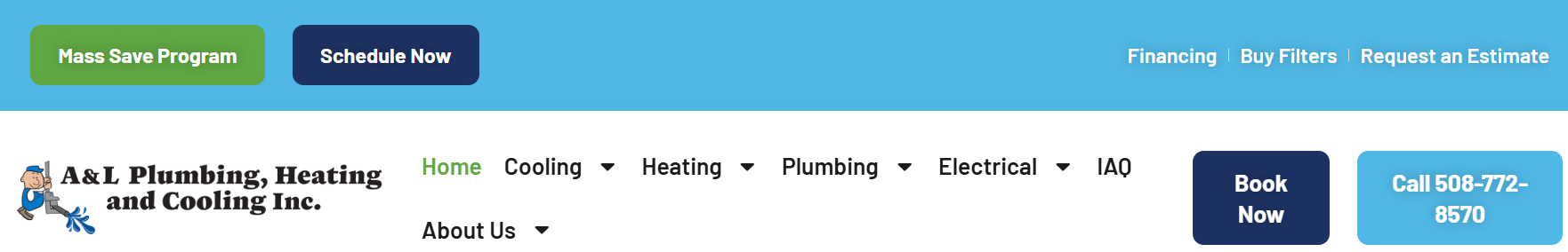 A&L Plumbing, Heating and Cooling Inc